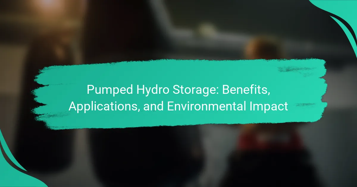 Pumped Hydro Storage: Benefits, Applications, and Environmental Impact